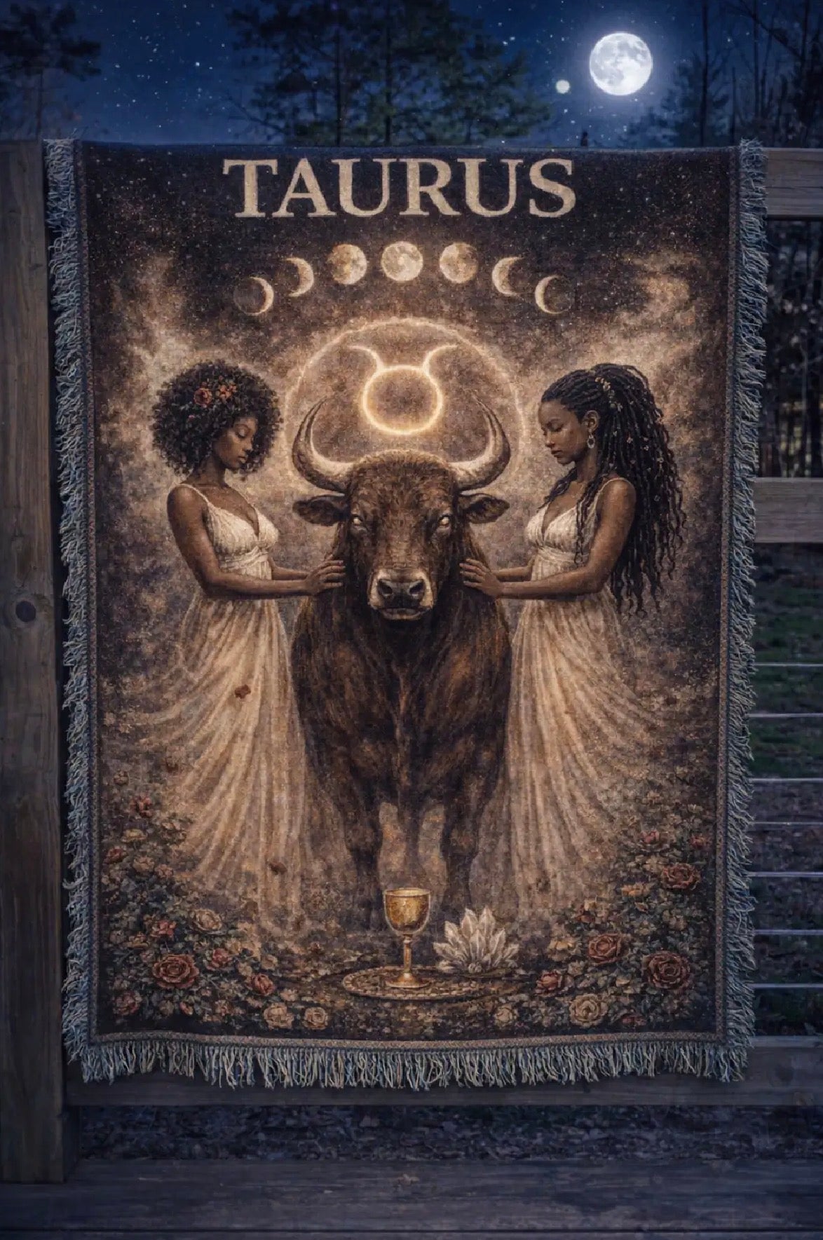 Custom Zodiac Woven Blanket