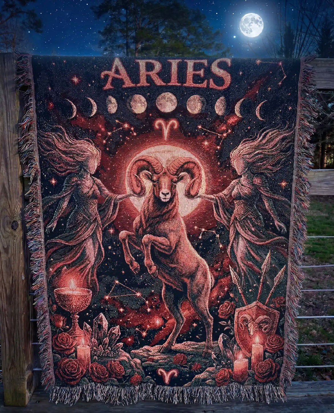 Custom Zodiac Woven Blanket