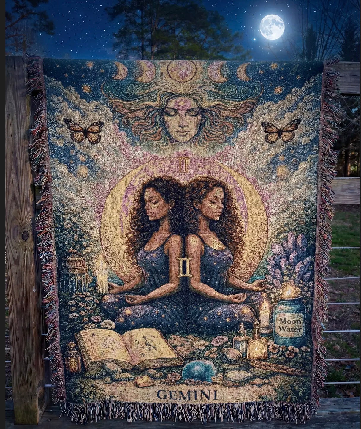 Custom Zodiac Woven Blanket