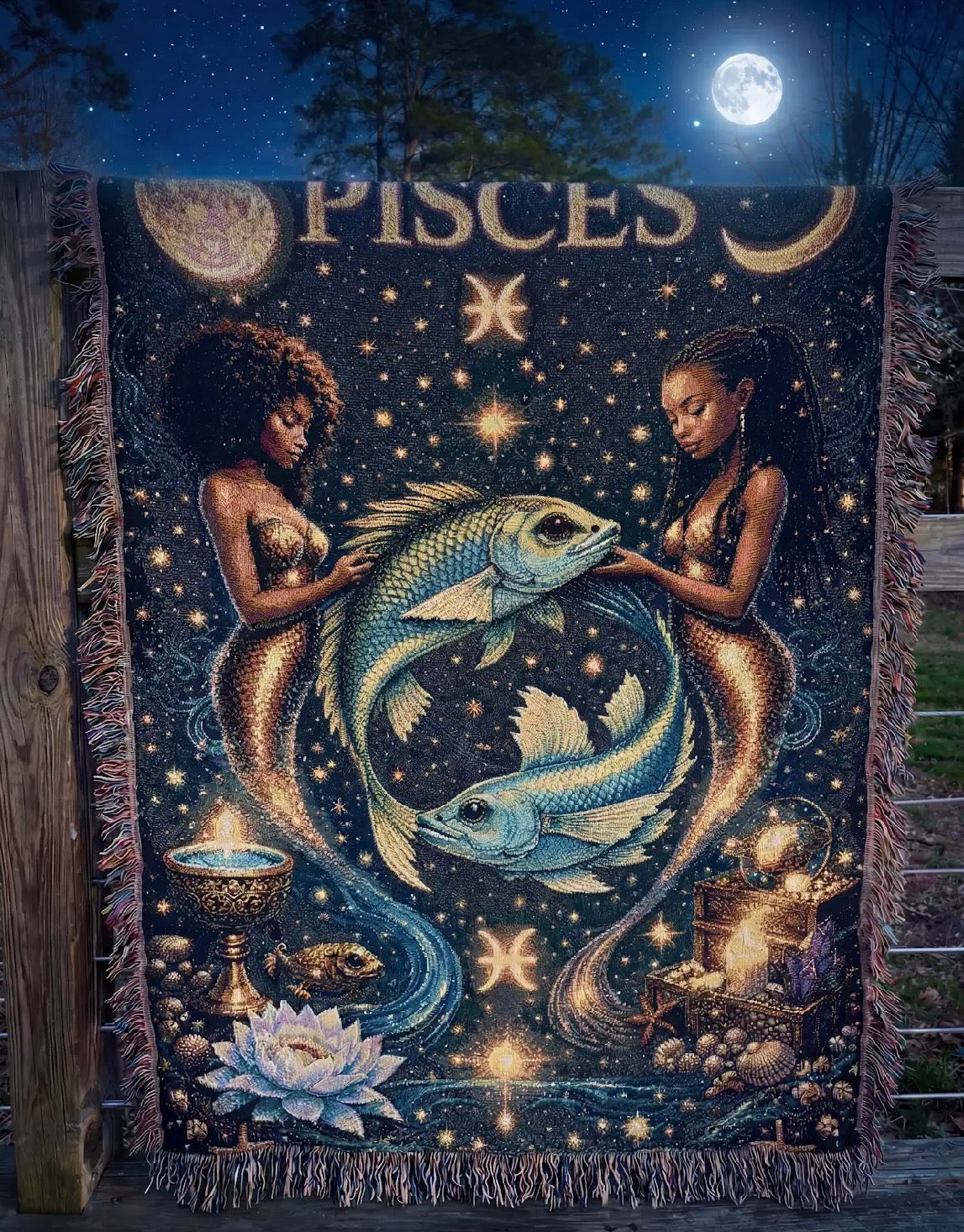 Custom Zodiac Woven Blanket