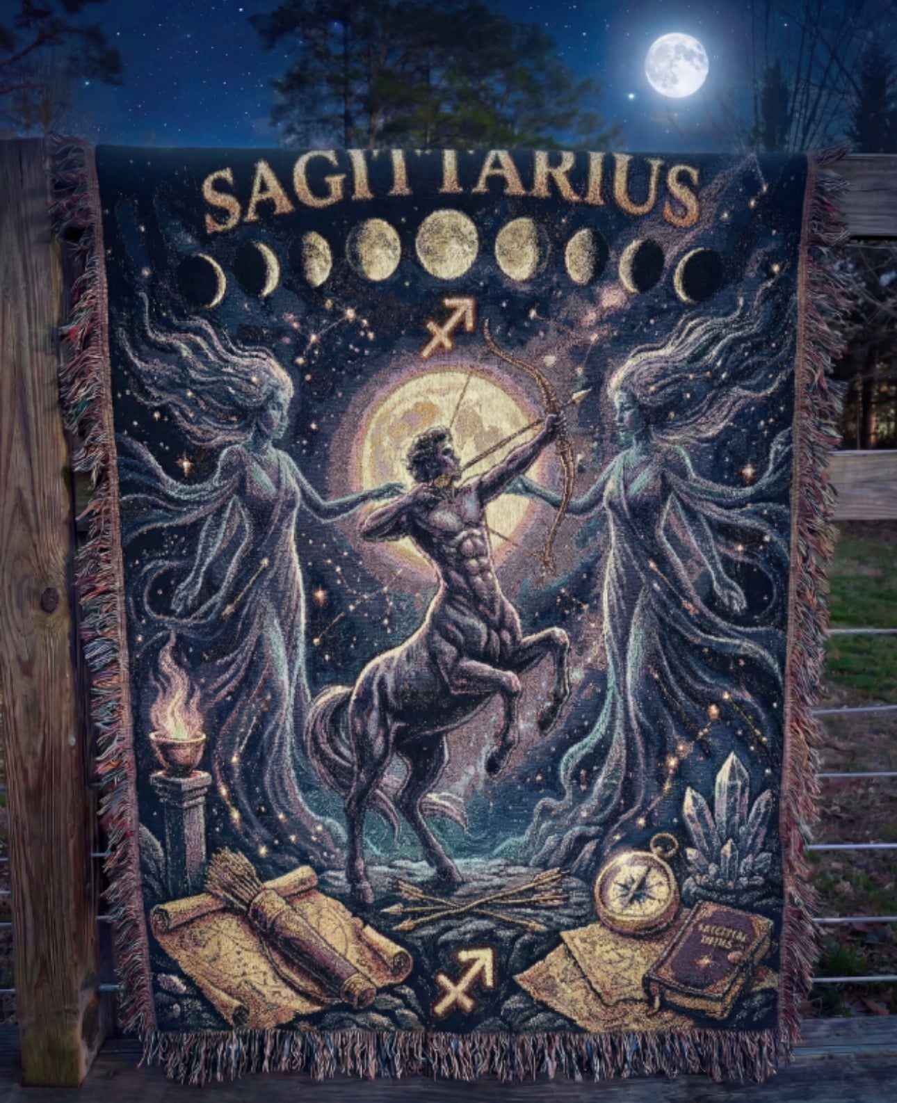 Custom Zodiac Woven Blanket