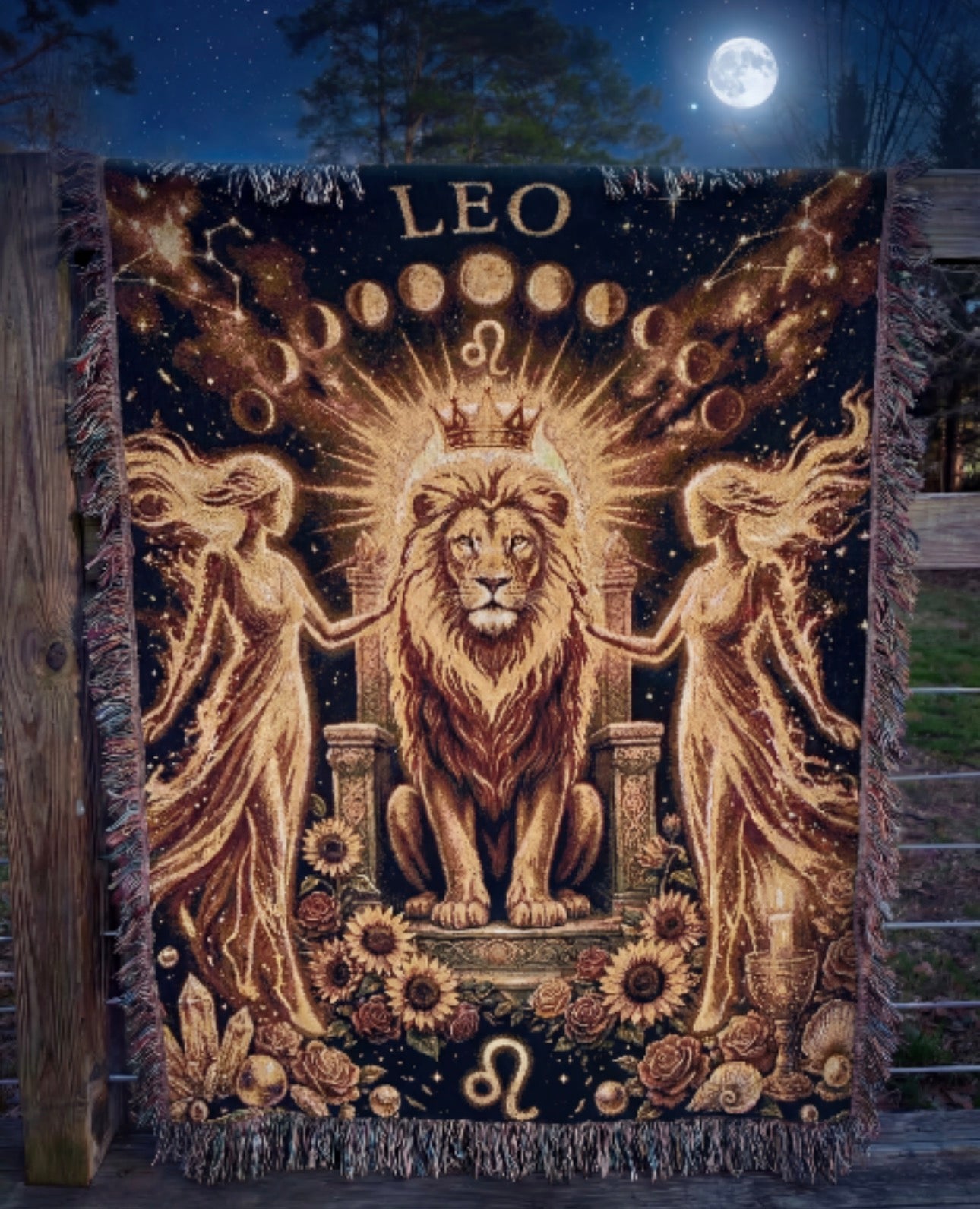 Custom Zodiac Woven Blanket