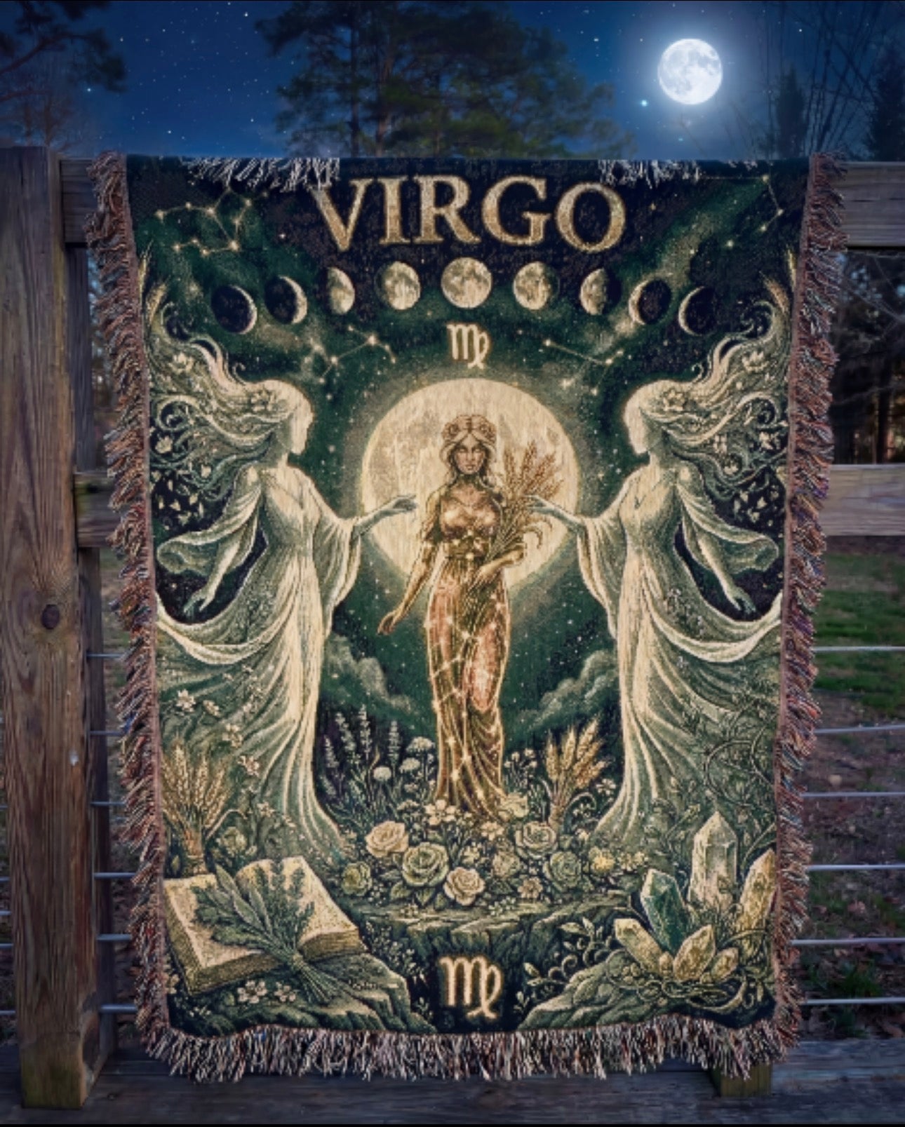 Custom Zodiac Woven Blanket