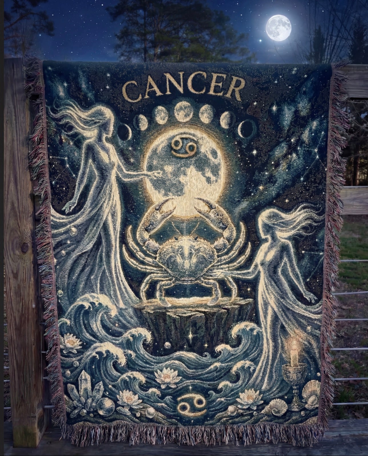 Custom Zodiac Woven Blanket