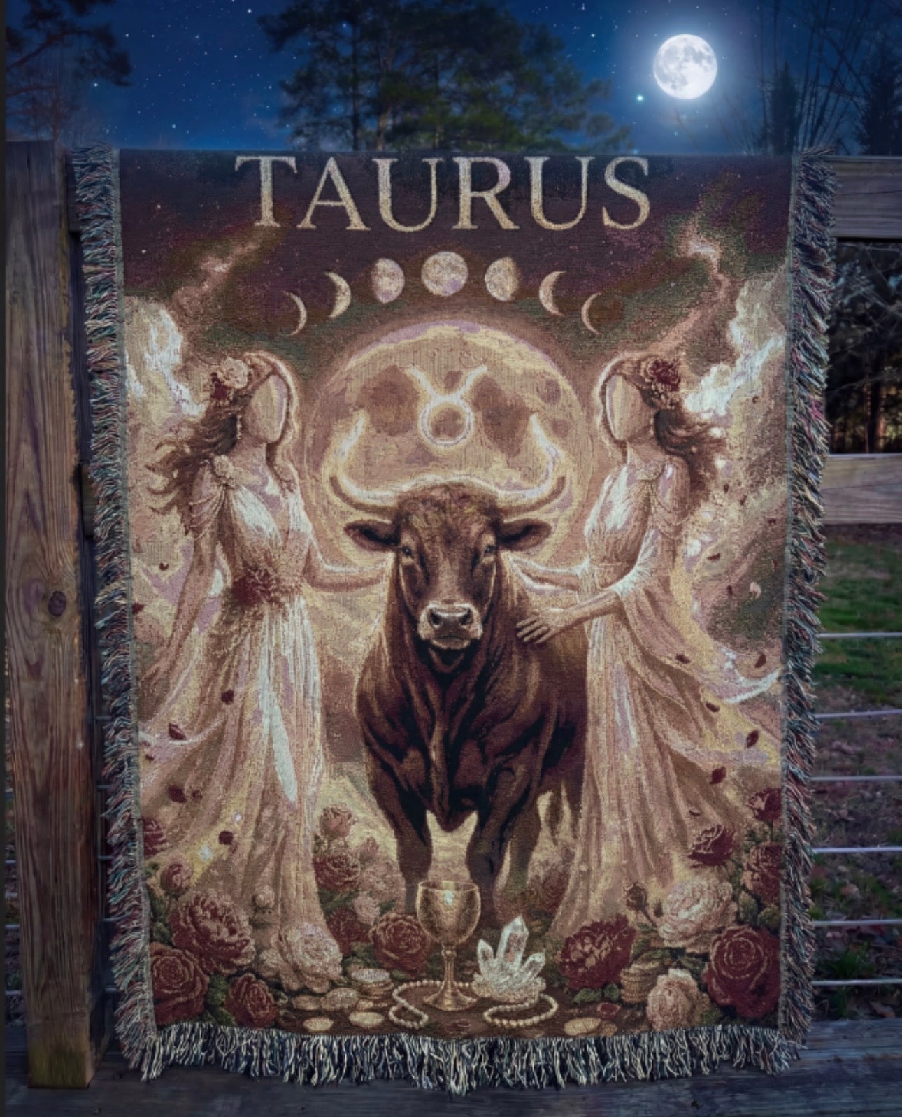 Custom Zodiac Woven Blanket