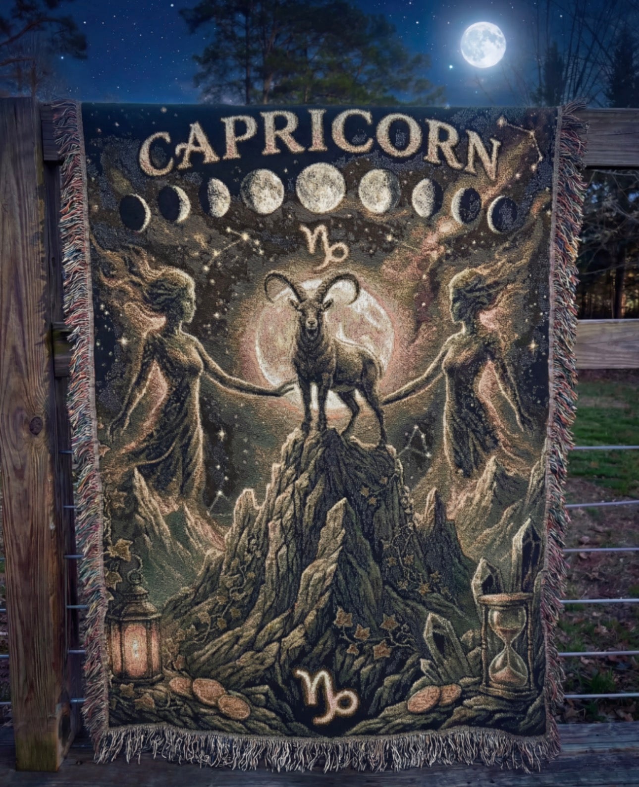 Custom Zodiac Woven Blanket