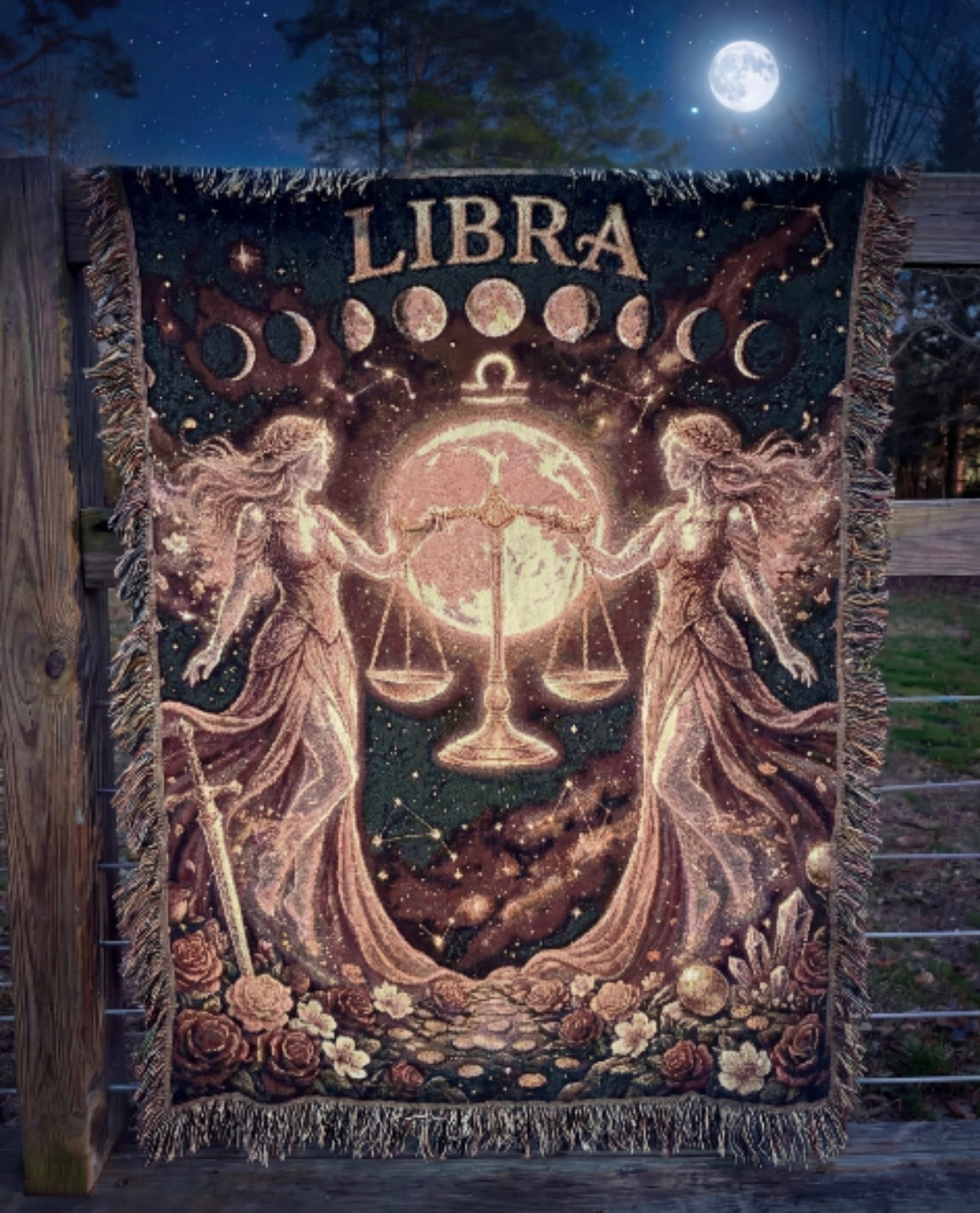 Custom Zodiac Woven Blanket