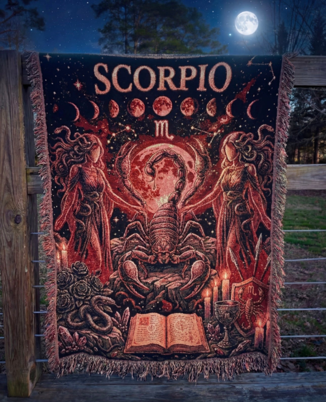 Custom Zodiac Woven Blanket