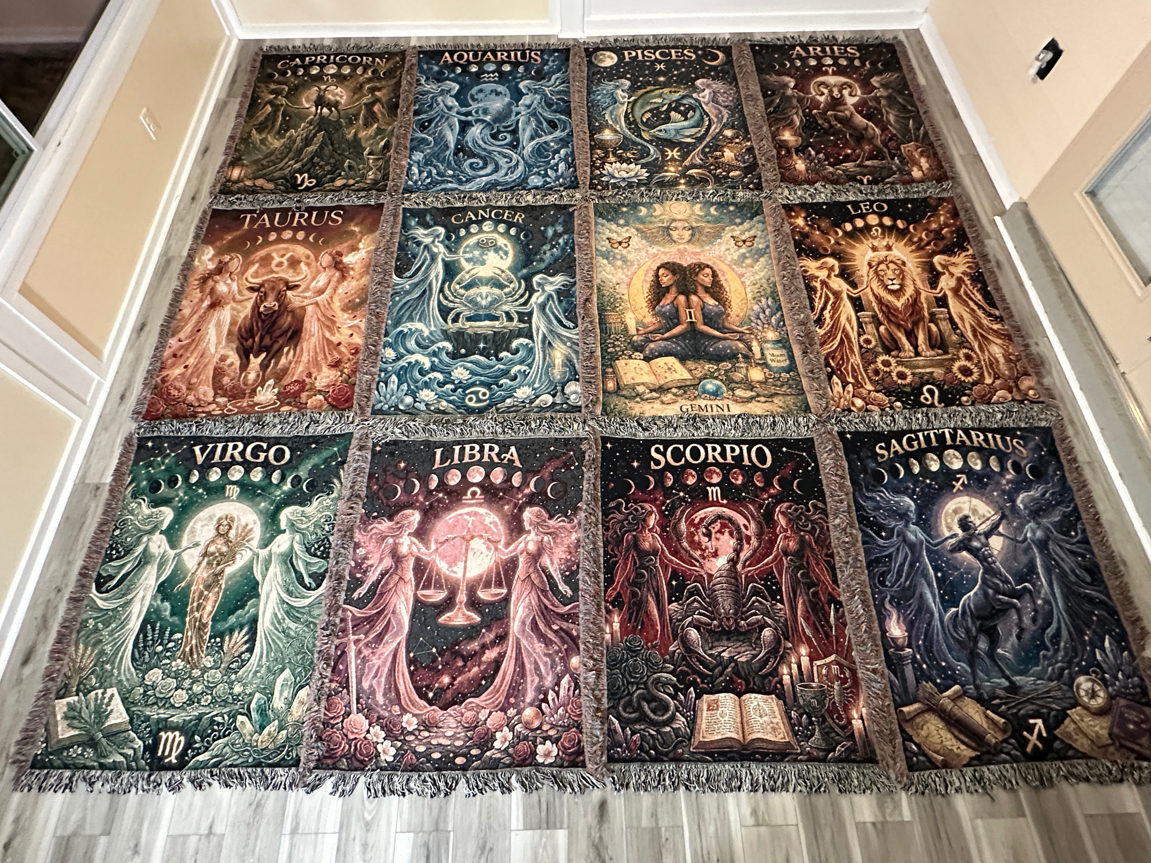 Custom Zodiac Woven Blanket