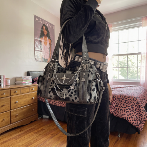 Animal Print Shoulder Bag